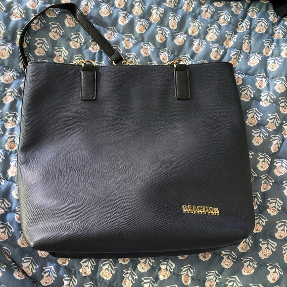 Kenneth Cole Reaction Navy Blue Tote Bag - Picture 9 of 9